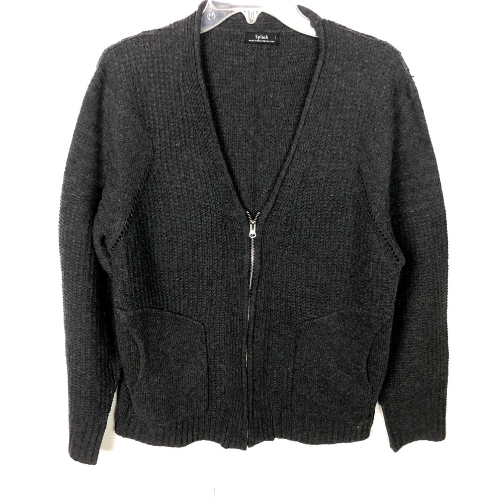 Splash Gray Sweater